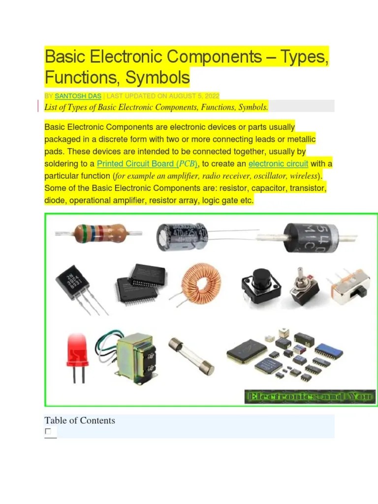 Basic Electronic | PDF