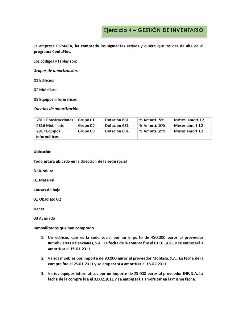 Ejercicio 4 Gestion De Inventarios PDF | PDF