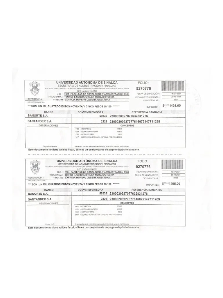 Universidad Autonoma De Sinaloa PDF | PDF