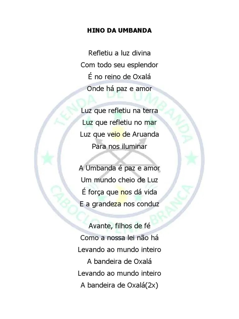 Hino Da Umbanda PDF | PDF