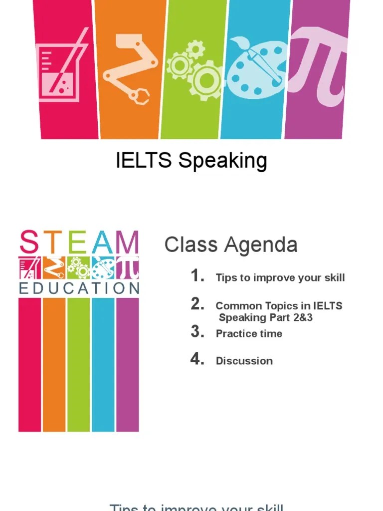 IELTS Speaking - Speaking Part 2&3 | PDF | Academic Degree | Schools
