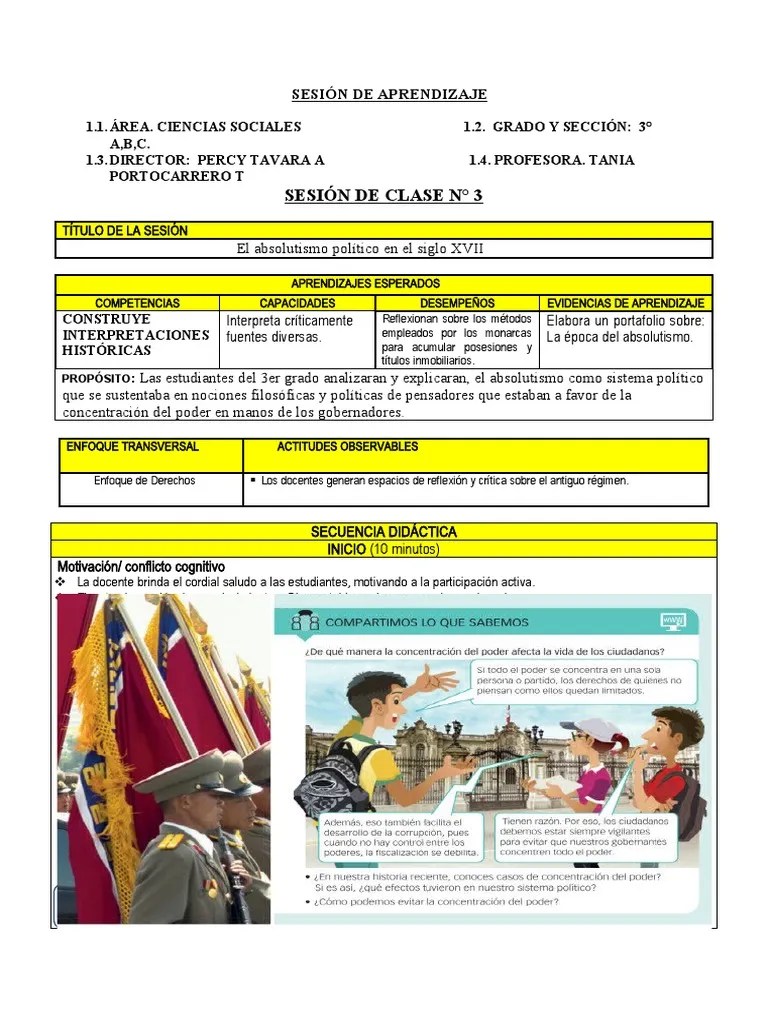 3era Clase De 3ero Ciencias Sociales | PDF
