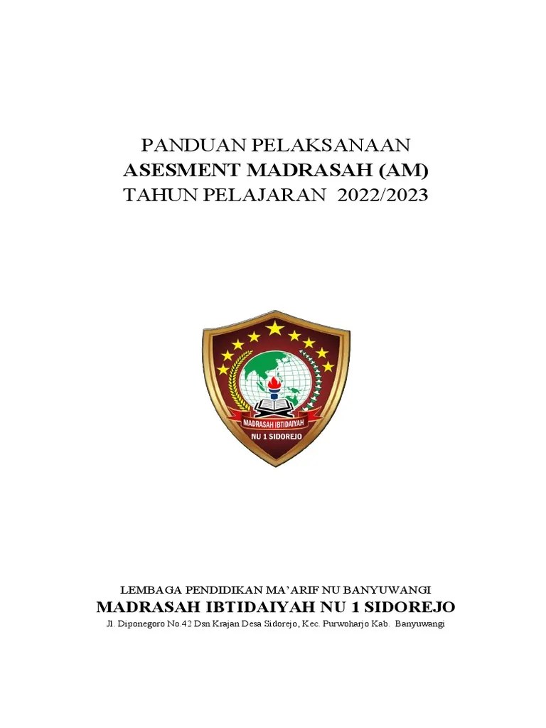 6 Program Kerja Asesmen Madrasah Tahun 2023 | PDF