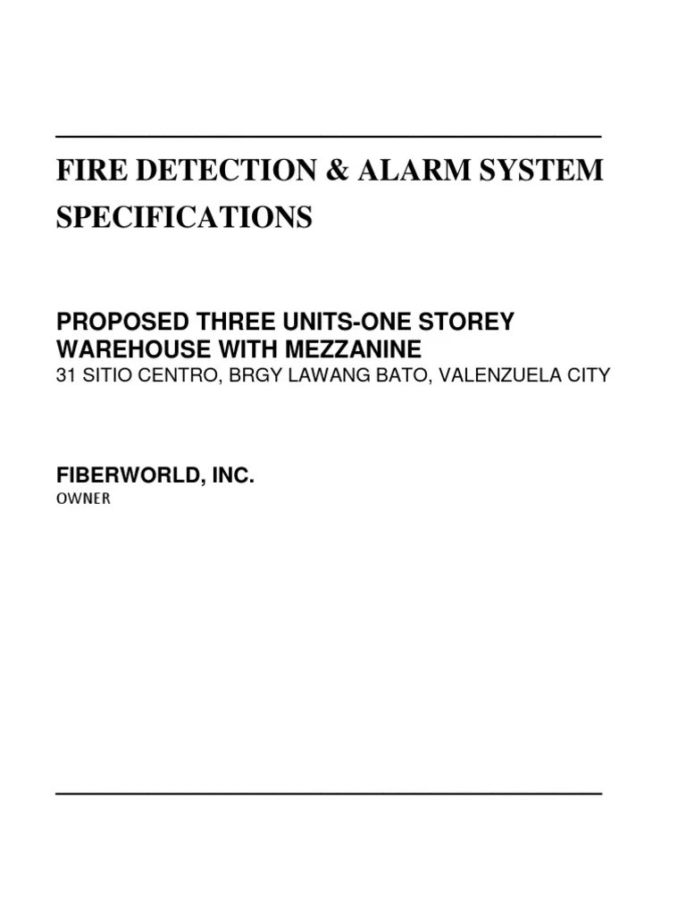Fdas - Specs PDF | PDF | Specification (Technical Standard) | Indemnity