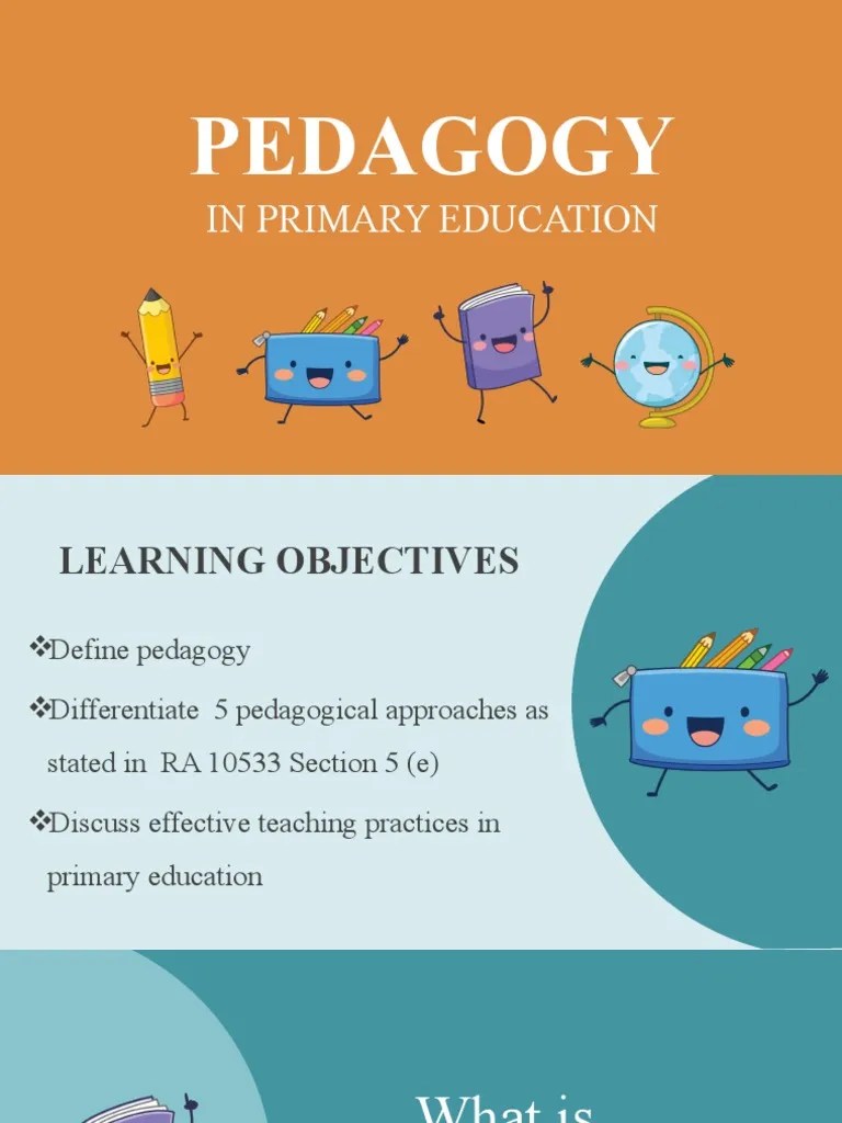 Pedagogy In The Primary School - Final | PDF | Pedagogy | Learning