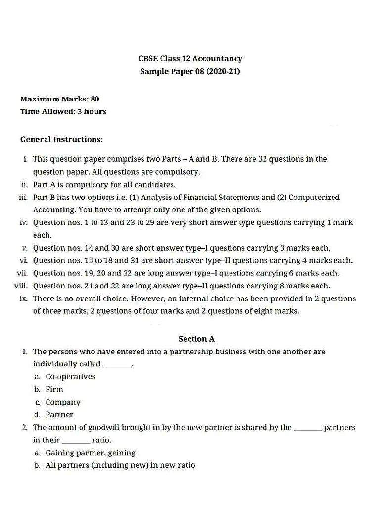 CLASS 12 ACC CH 2 | PDF