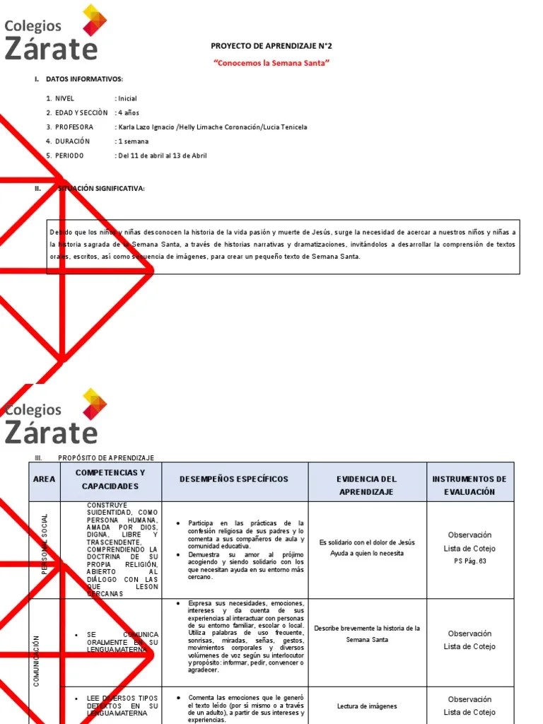 Proyecto De Aprendizaje N2 - 2022 | PDF