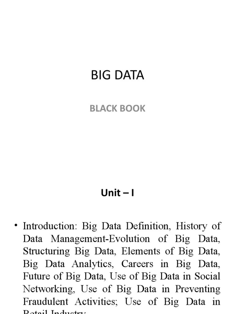 Big Data | PDF | Apache Hadoop | Apache Spark