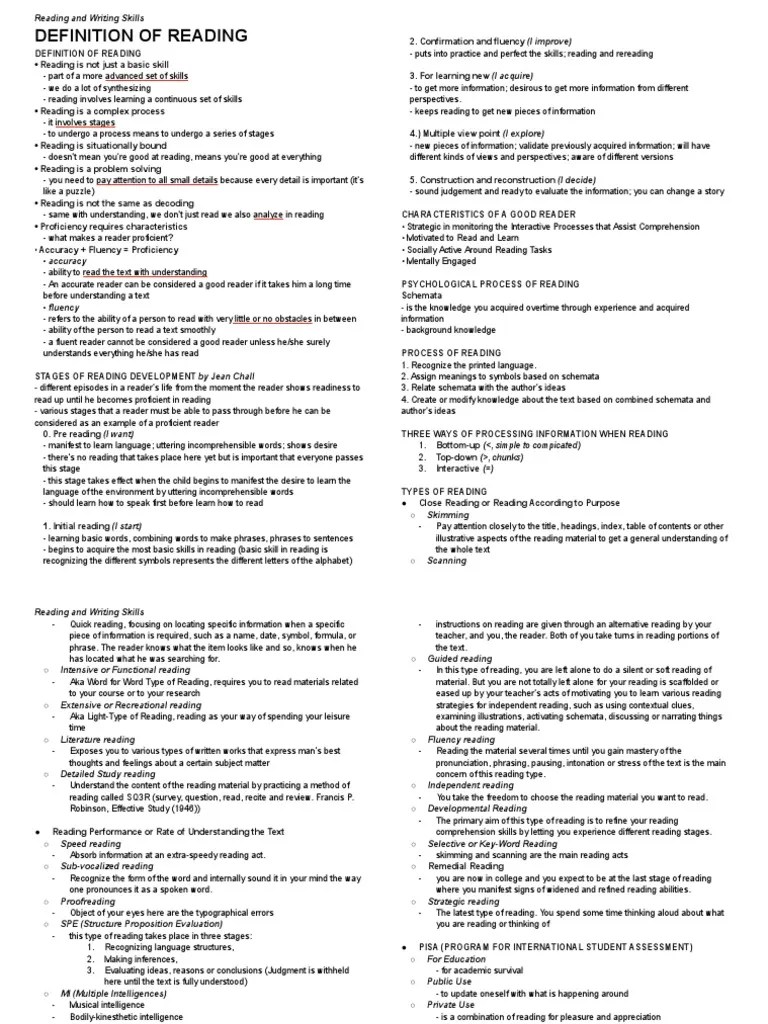 Reading And Writing Skills PDF | PDF | Essays | Poetry