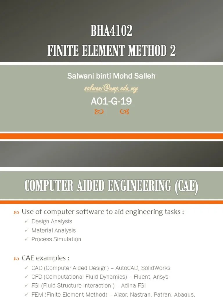 2 - Introduction To Fem PDF | PDF | Finite Element Method | Bending