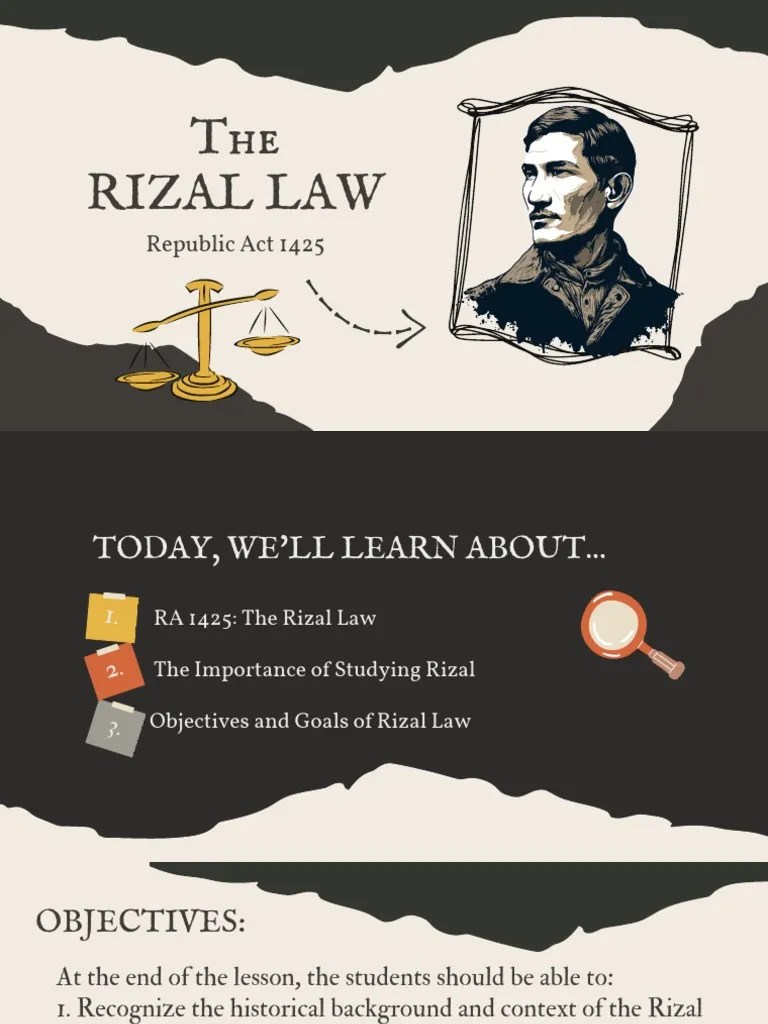 The Rizal Law PDF | PDF | Philippines