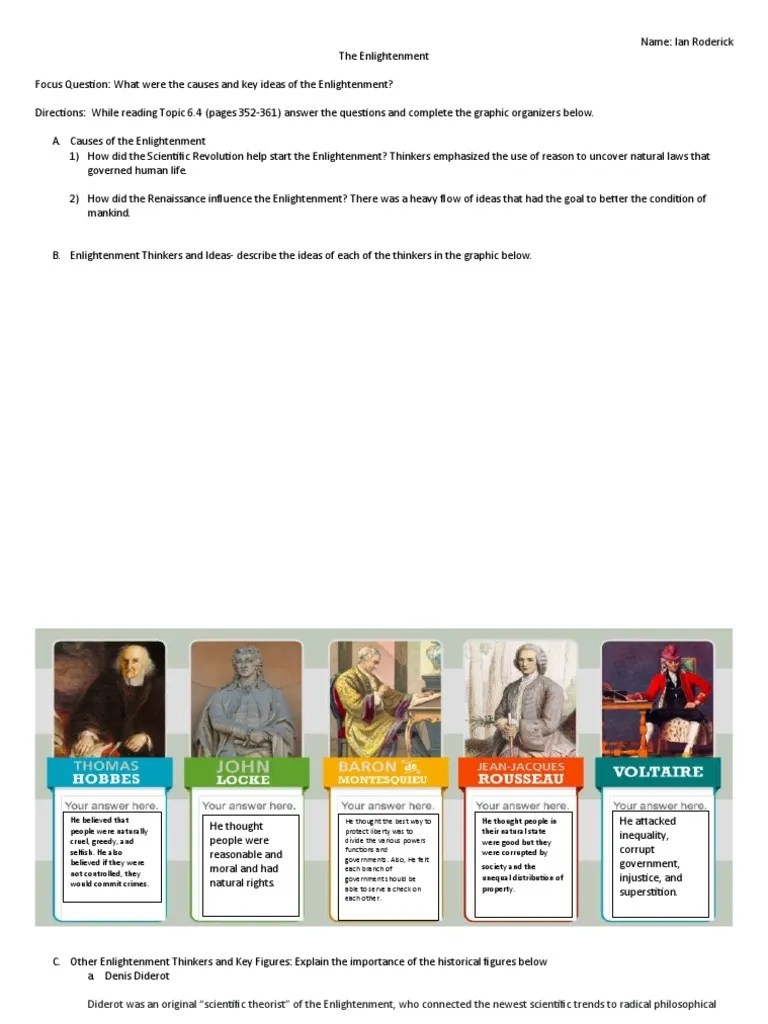 The Enlightenment | PDF | Age Of Enlightenment | Separation Of Powers