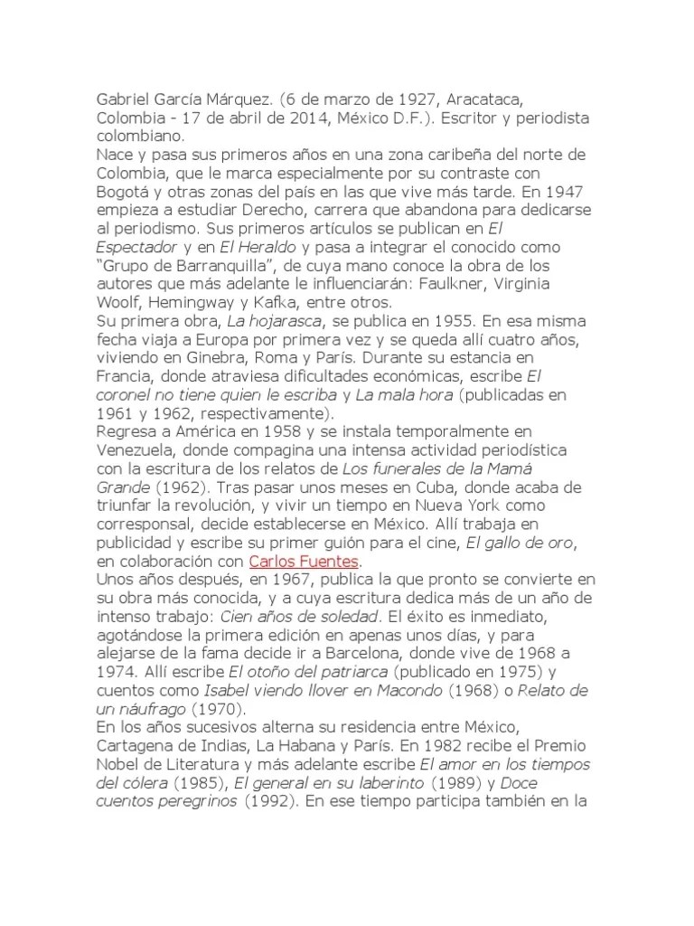 Gabriel García Márquez | PDF
