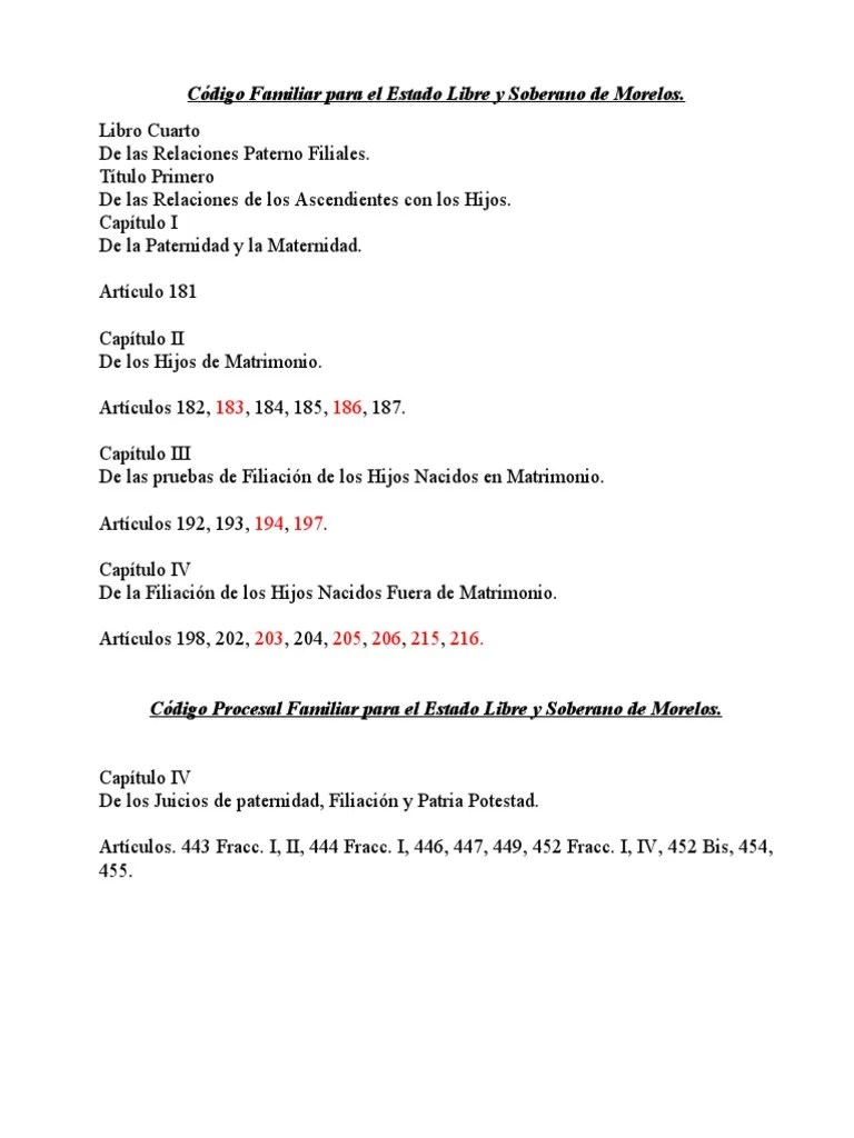 Desconocimiento De Paternidad | PDF