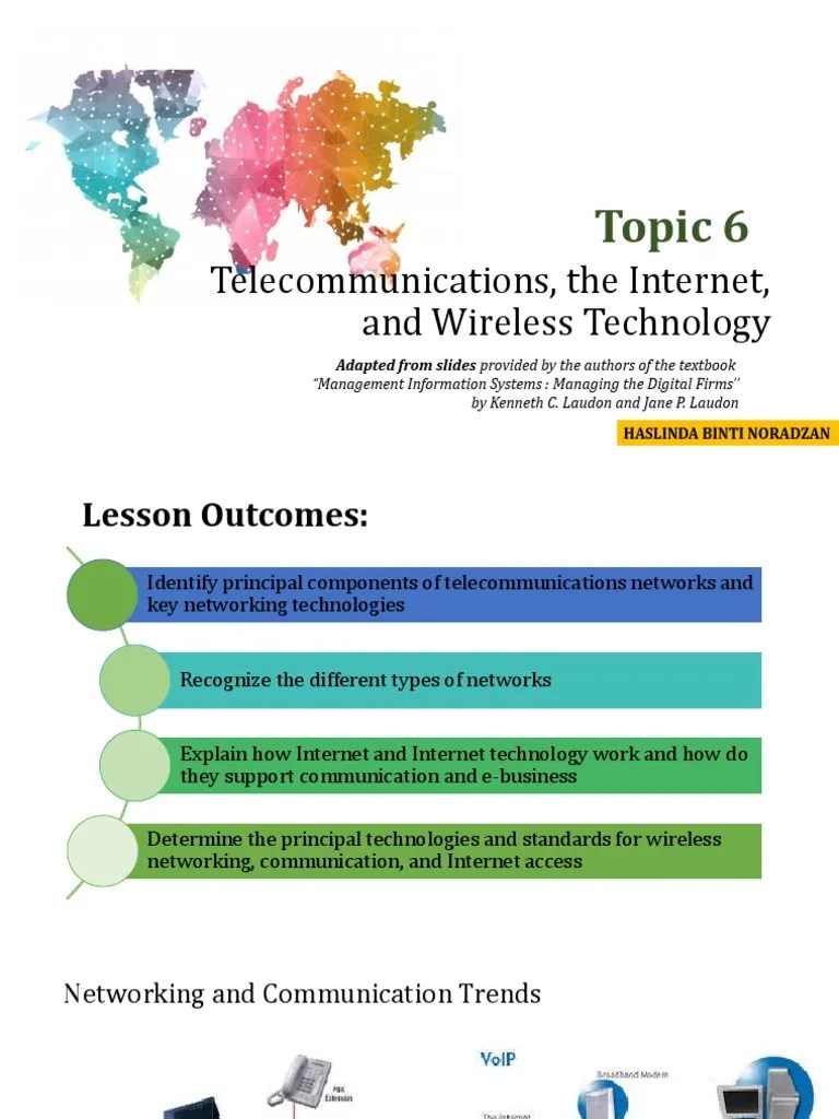 Chapter 6 - Telecommunications, The Internet And Wireless Technology | PDF | Computer Network ...