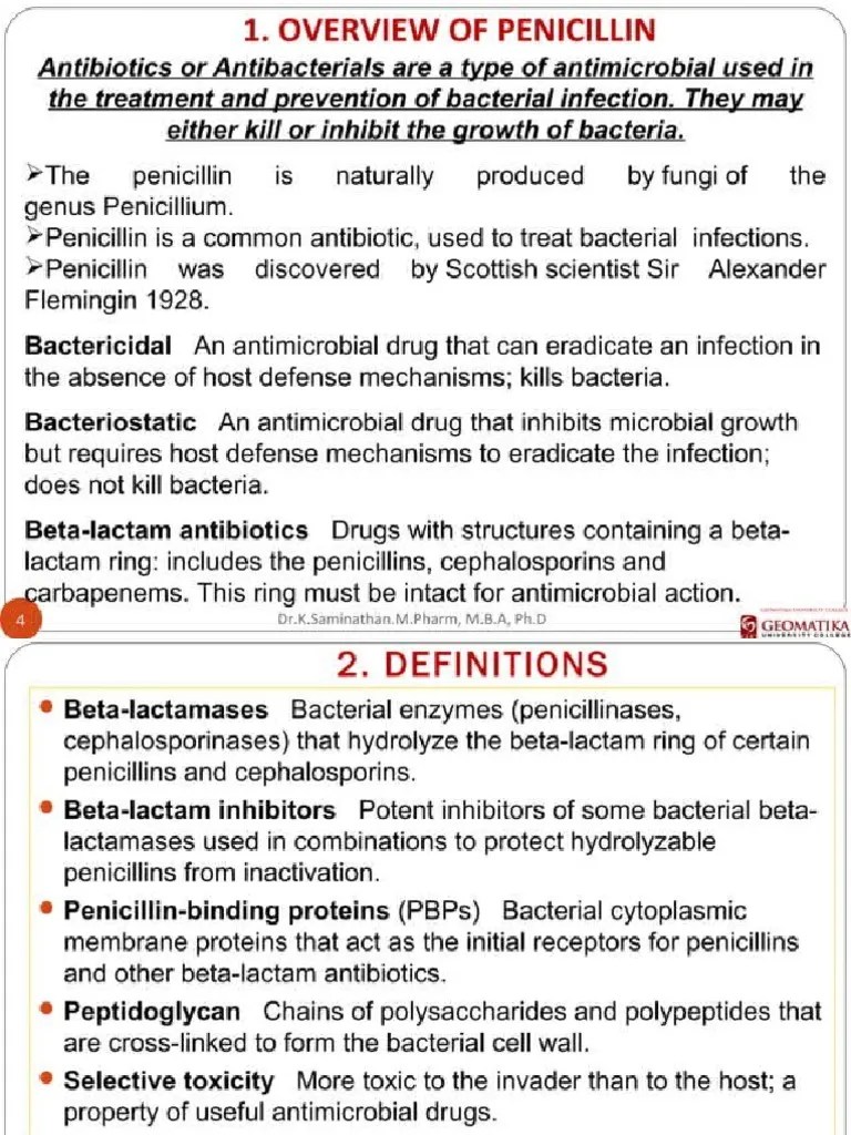 6 - Antibacterial-Cell Wall Synthesis Inhibitors | PDF | Penicillin | Beta Lactamase