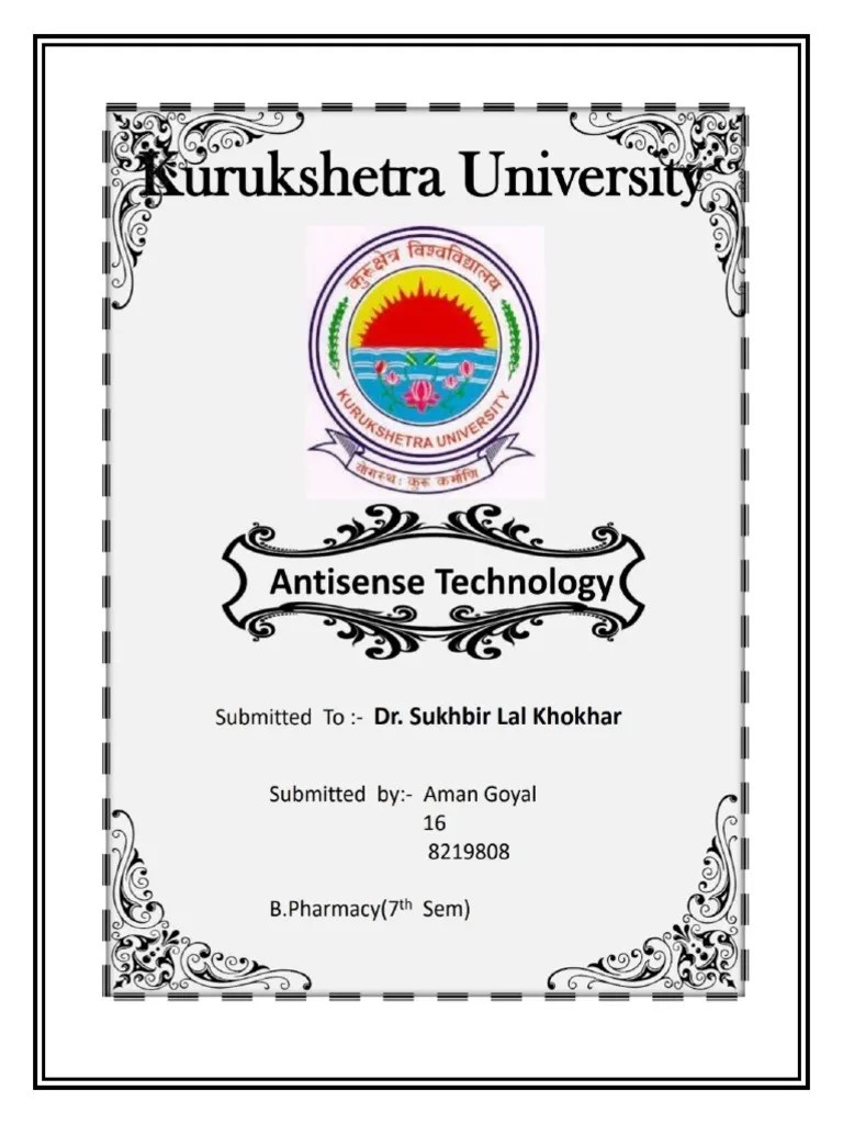 Antisense Technology 7th Sem | PDF | Rna | Sense (Molecular Biology)