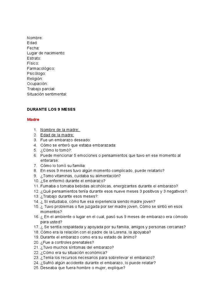 Preguntas Niños | PDF