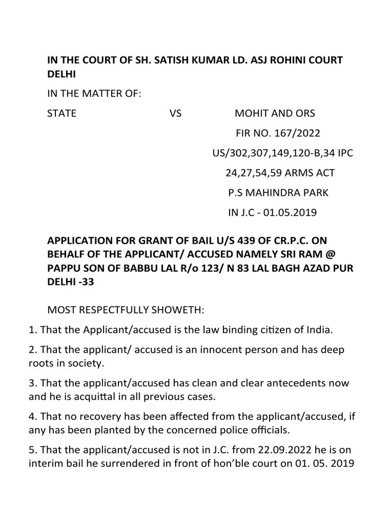 Bail Application | PDF