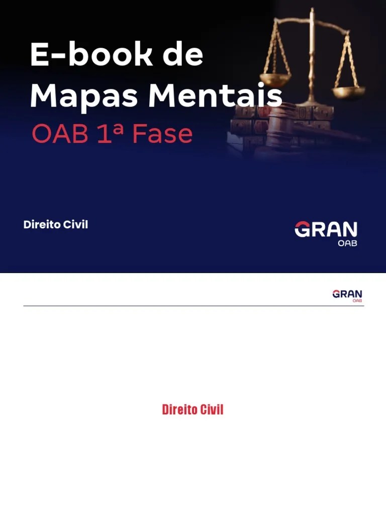 E Book Mapas Mentais 1 Fase Oab Direito Civil | PDF