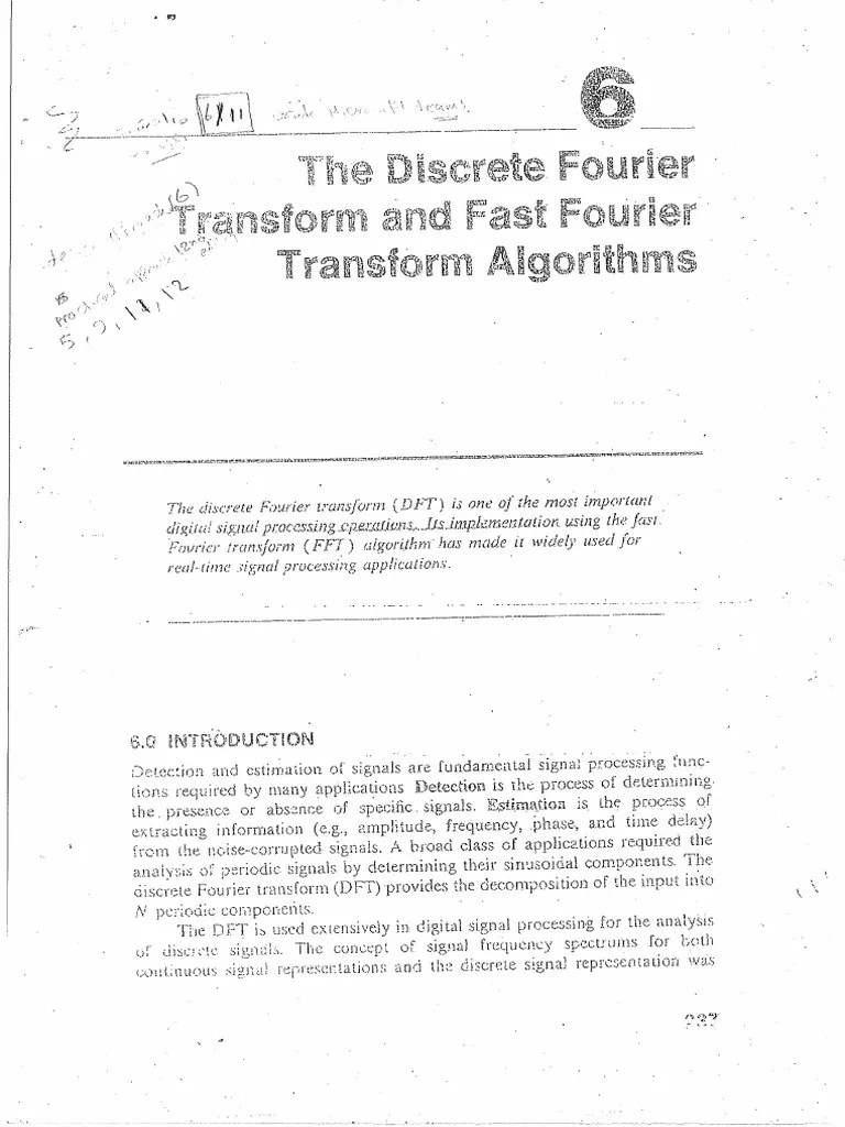 Signal Processing FFT | PDF