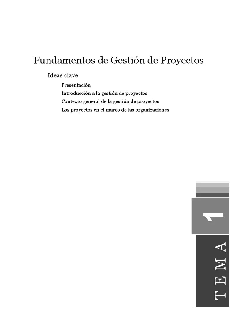 Gestión De Proyectos | PDF | Gestión De Proyectos | Planificación