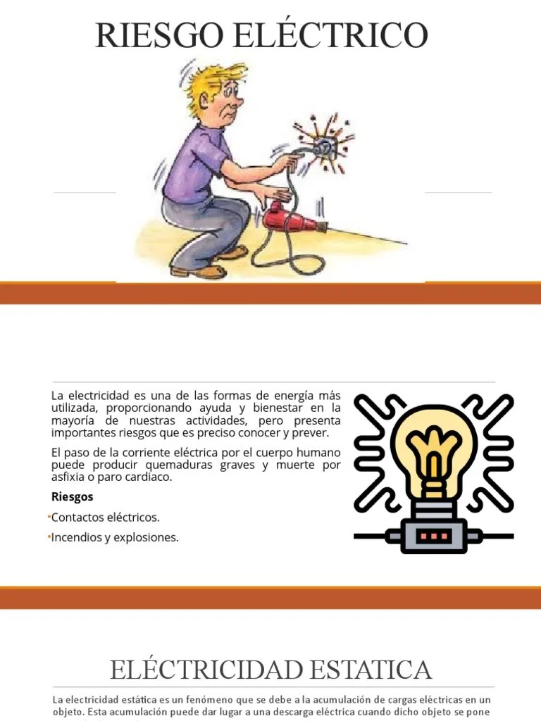 Riesgo Eléctrico | PDF | Enchufes Y Tomas De Corriente Alterna | Electricidad