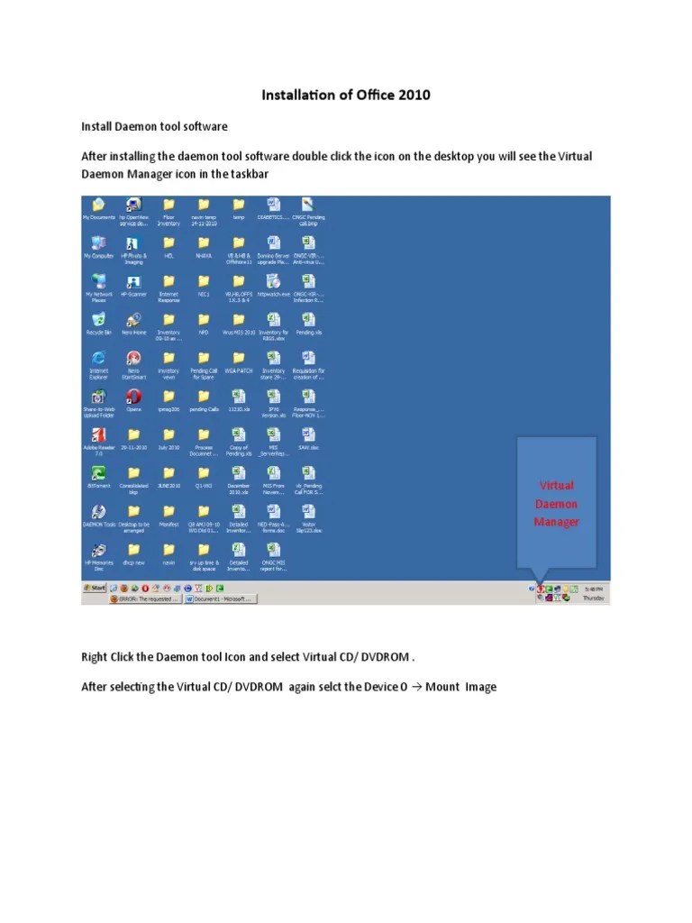 Installation Of Office 2010 | PDF