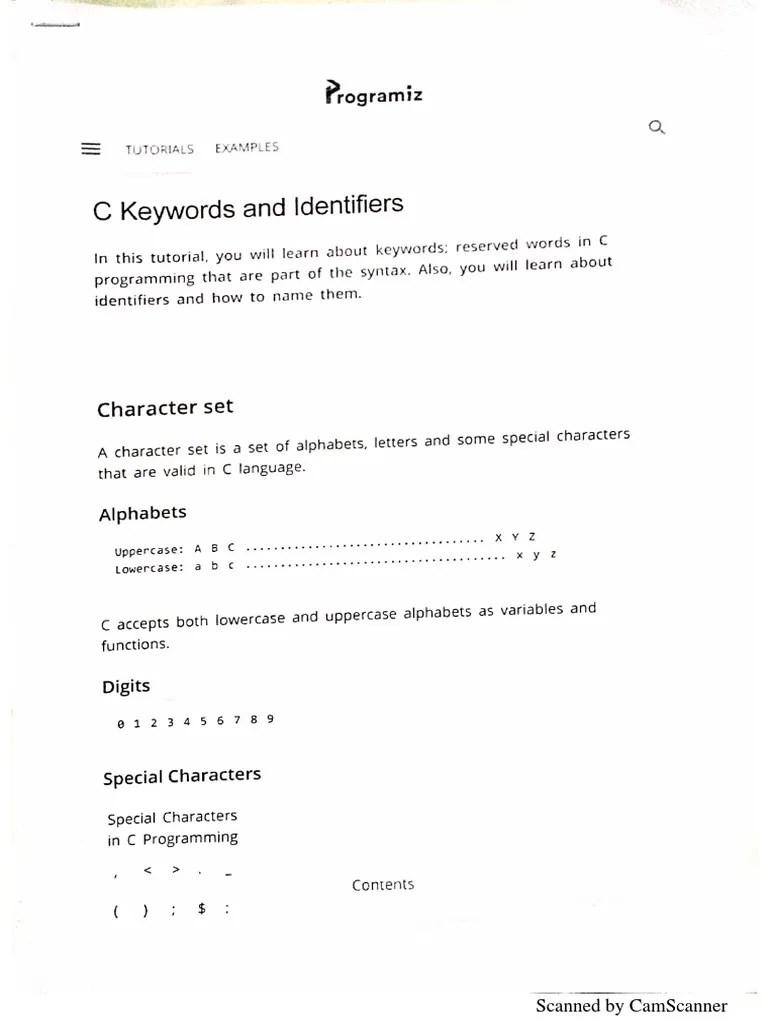 C - Programming Notes | PDF