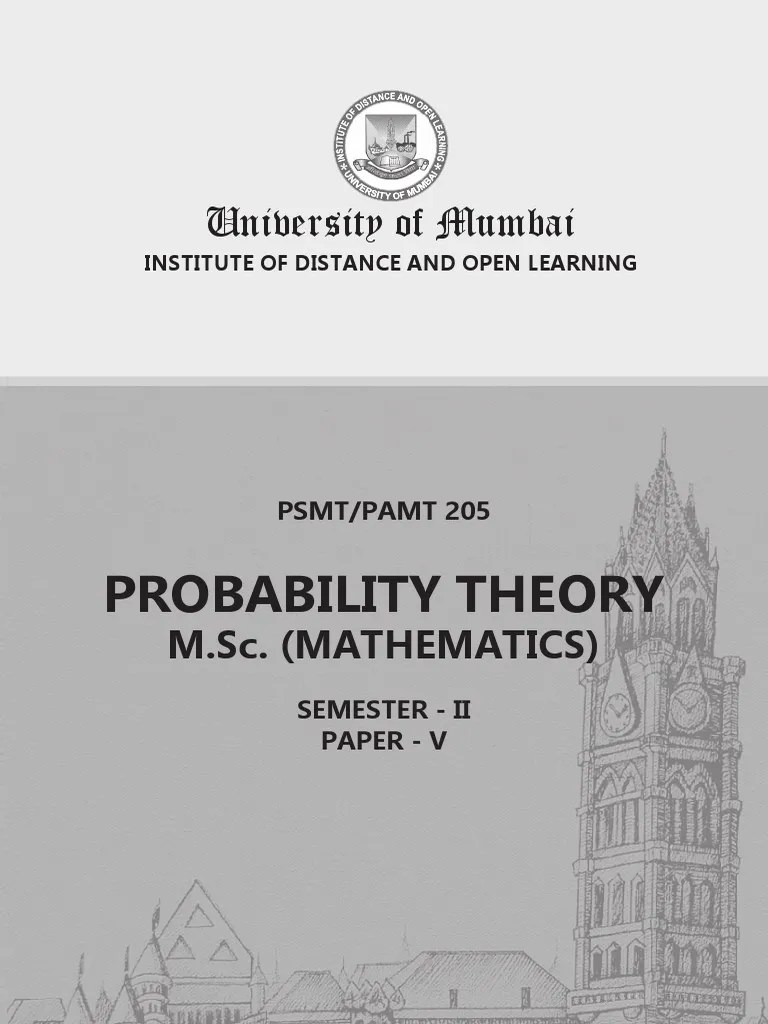 Probability Theory | Download Free PDF | Probability Distribution ...