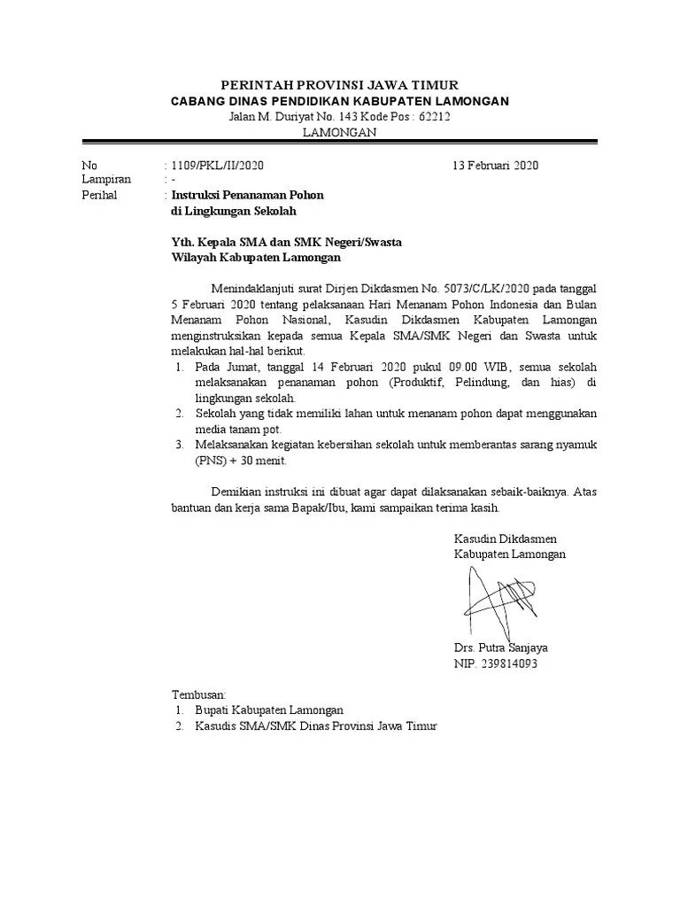 Surat Instruksi | PDF