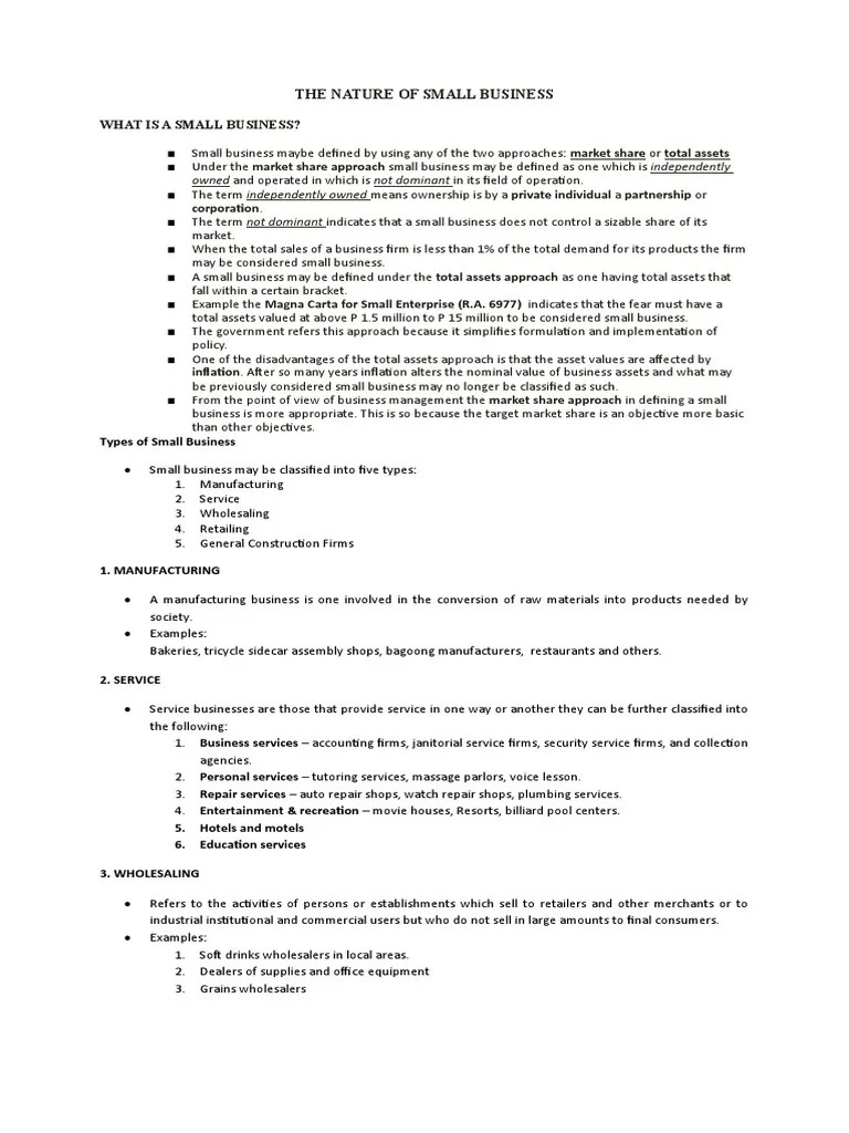 The Entrepreneurial Mind (Chapter 3) | PDF | Small Business | Labour ...