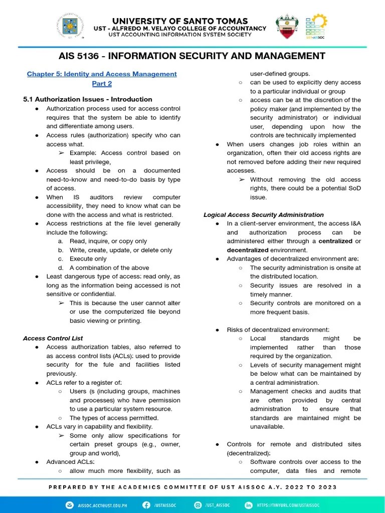 Ism Reviewer | PDF | Security | Computer Security