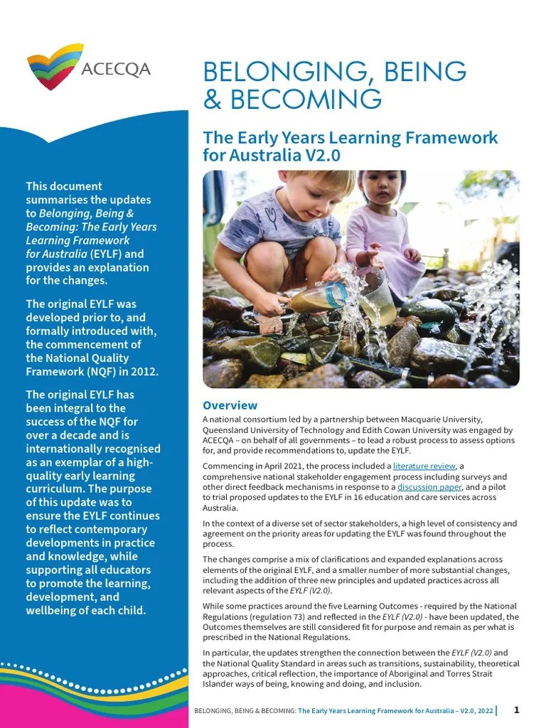 Belonging Being And Becoming V2.0 | Download Free PDF | Educational ...