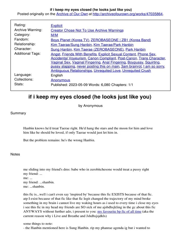 If I Keep My Eyes Closed | PDF