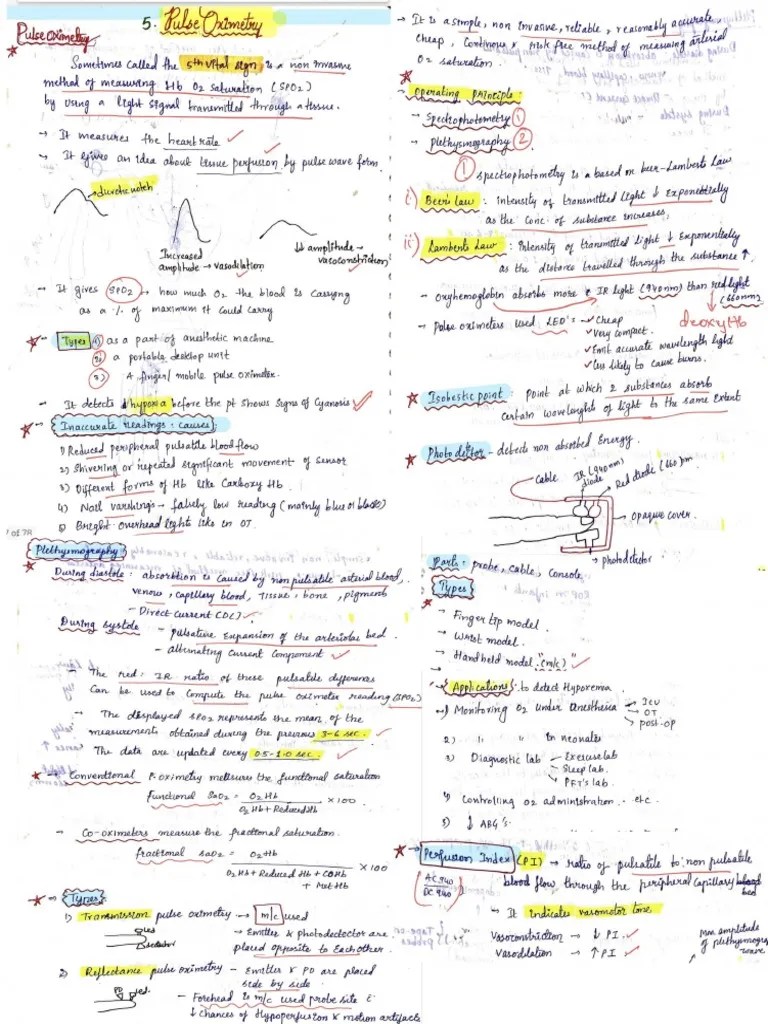 Pulse Oximetry 1 | PDF