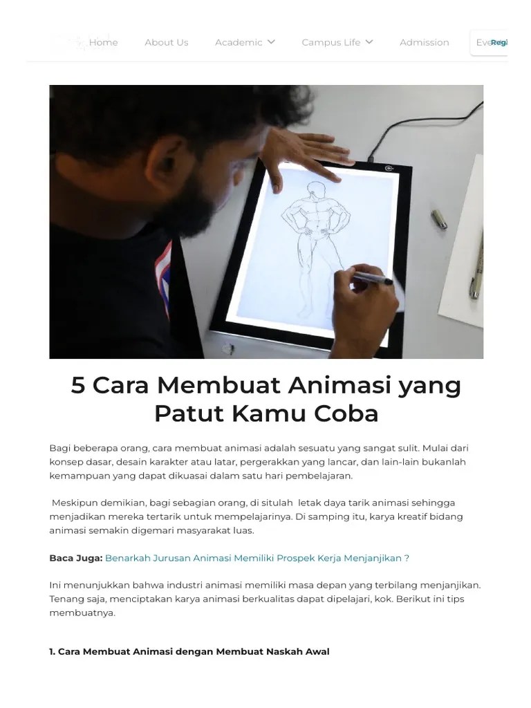5 Cara Membuat Animasi Yang Patut Kamu Coba - MNP | PDF