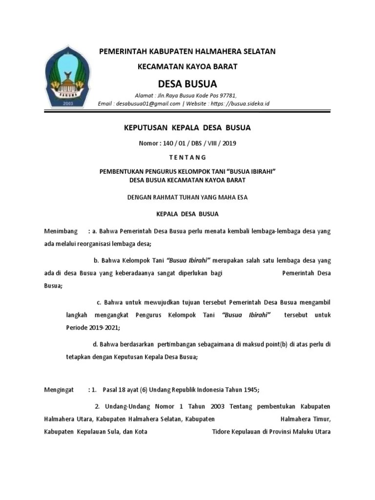 SK Kelompok Tani'20 | PDF