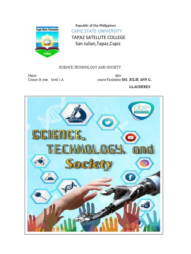 Science, Technology And Society | PDF