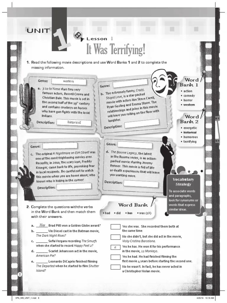 SEMANA 2 INGLÉS 3ero BGU Workbook | PDF