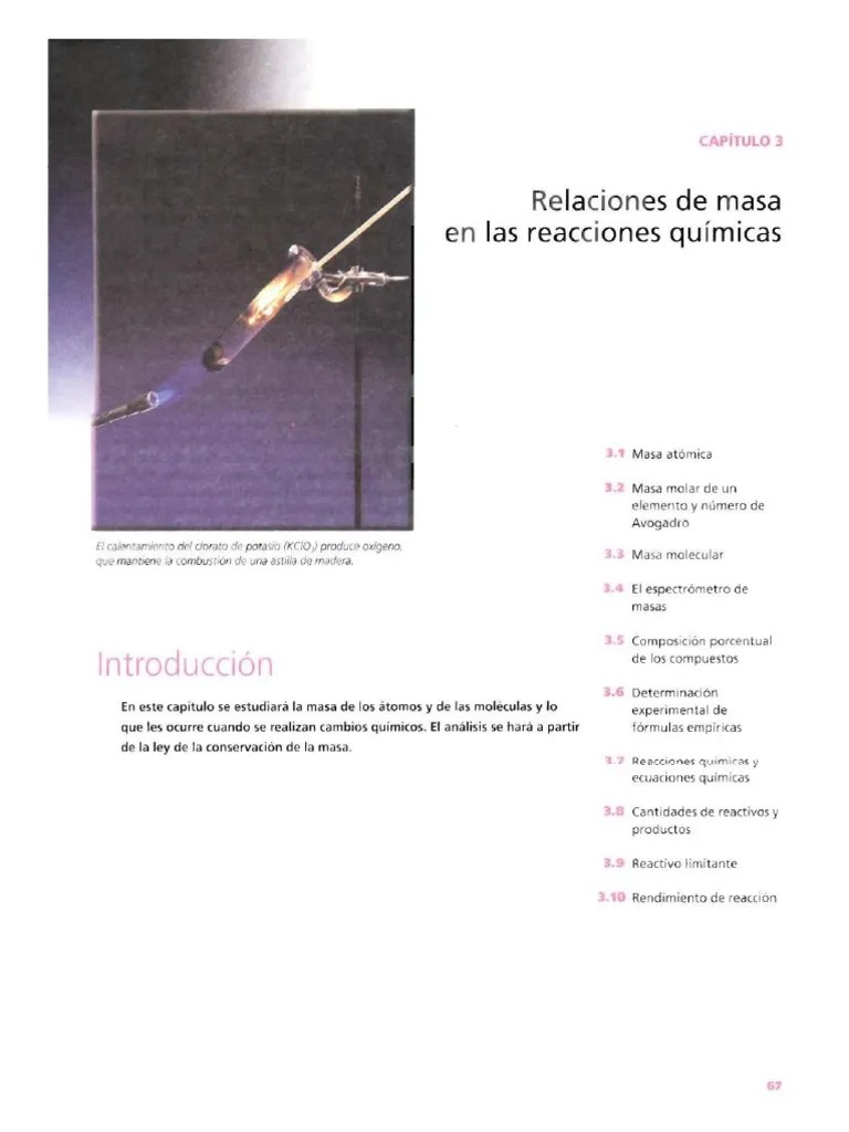 01 Átomos, Moles Y Moléculas PDF | PDF