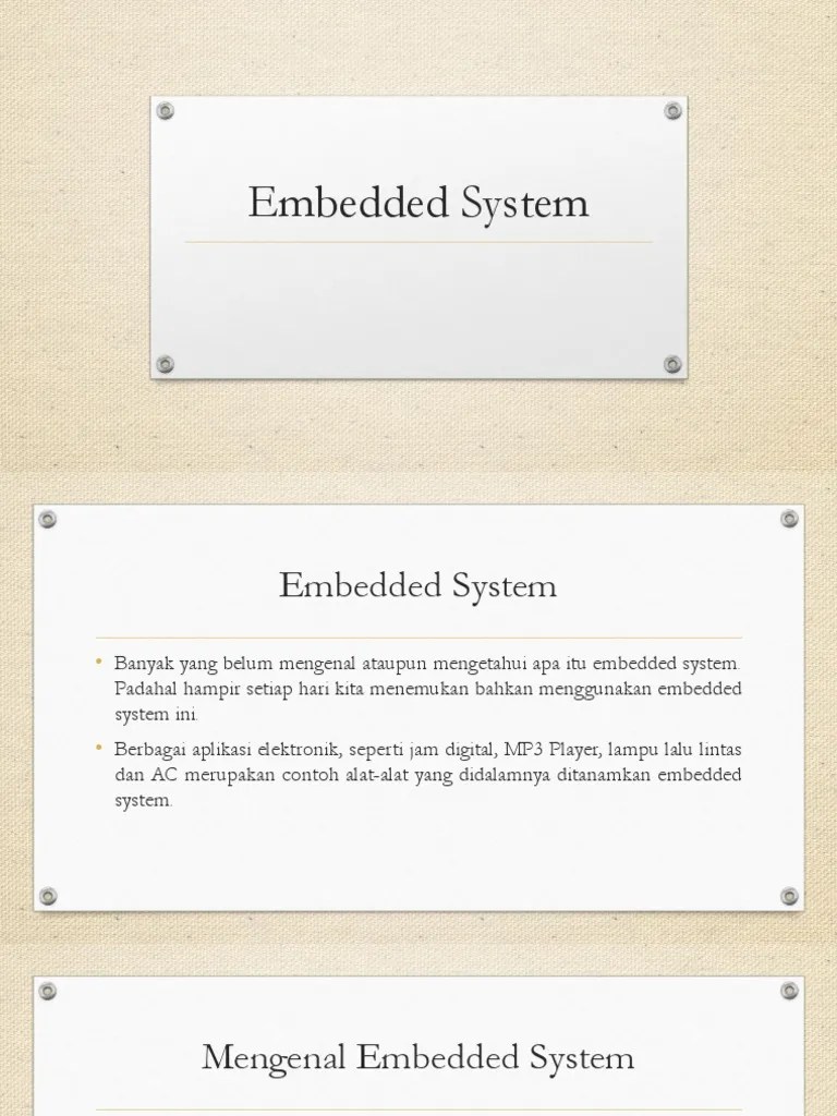 Materi XI Embedded System | PDF