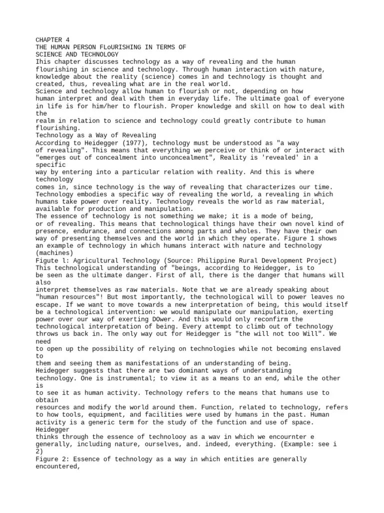 CHAPTER 4 Science Technology And Society | PDF | Reason | Happiness