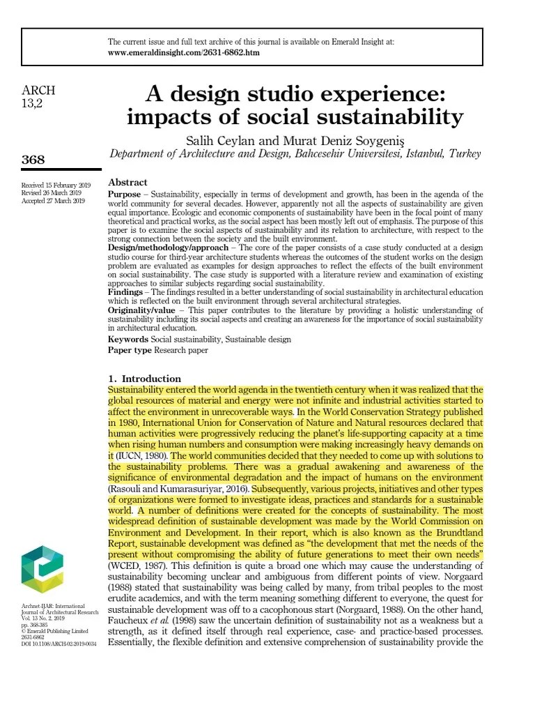Pillars Of Sustainability | PDF | Sustainability | Ecology