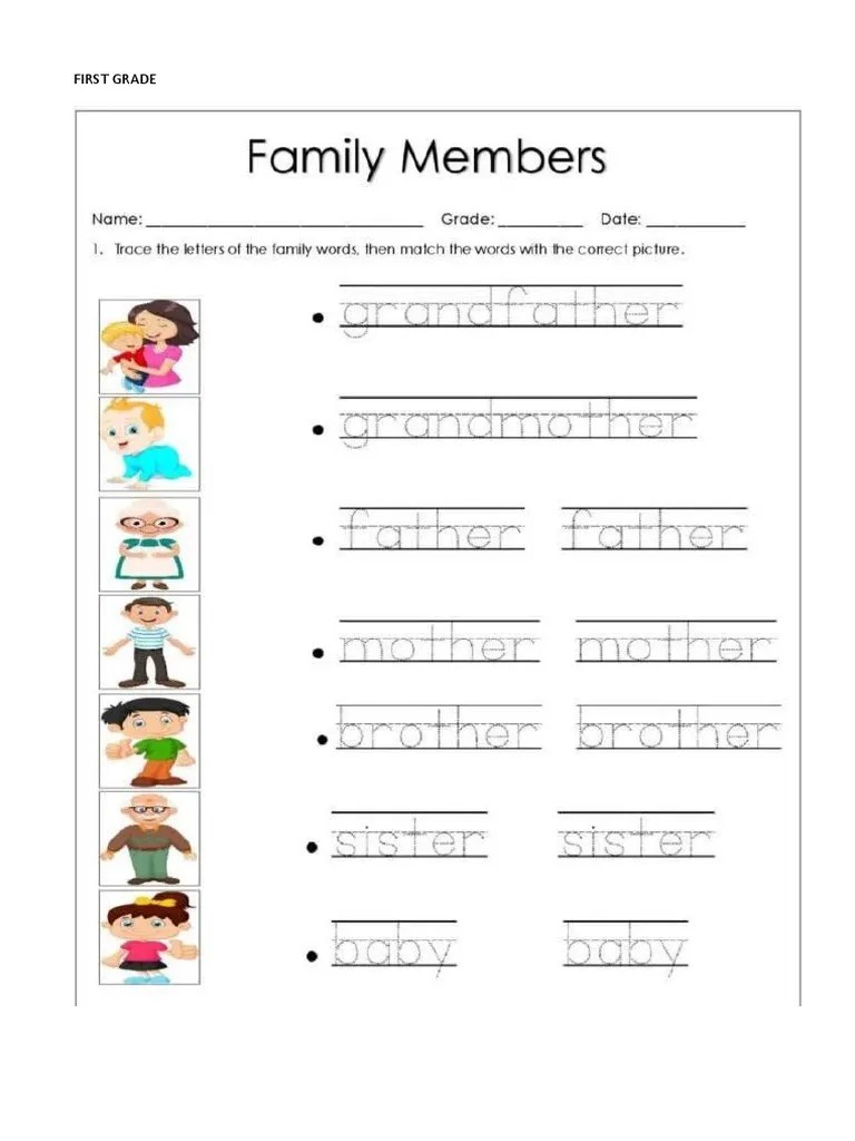 English Practice My Family | PDF