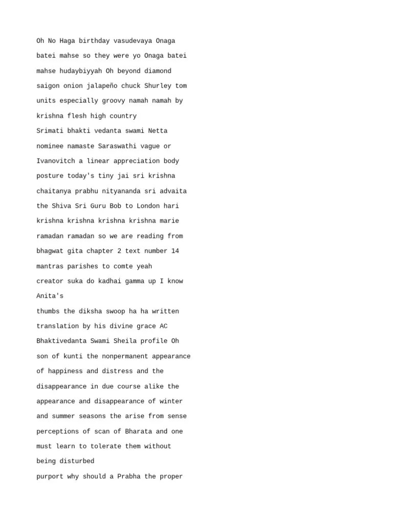 (English (Auto-Generated) ) Lecture By Gauranga Das - BG-2.14 (DownSub - Com) | PDF | Language ...