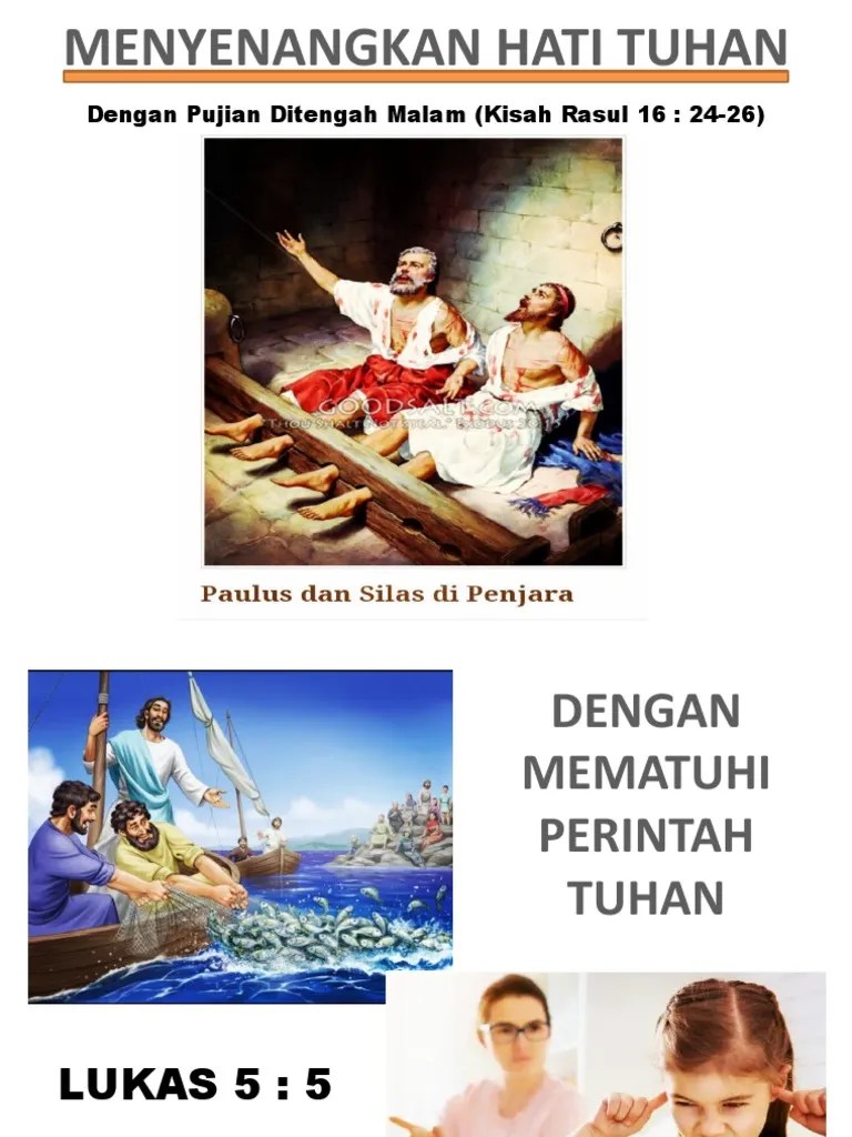 Khotbah Menyenangkan Hati Tuhan | PDF