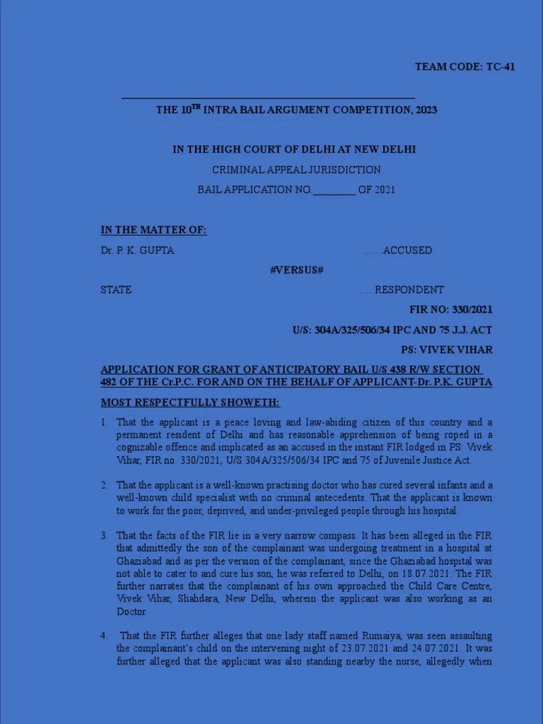 Anticipatory Bail | PDF