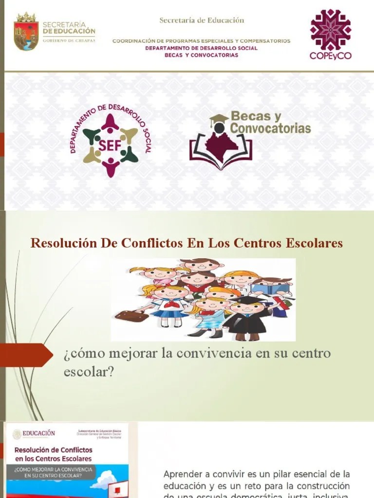 Resolución De Conflictos En Los Centros Escolares | Descargar Gratis PDF | Conflicto (proceso ...
