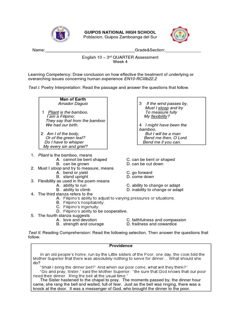 MODULE 4 - SUMMATIVE Test | PDF